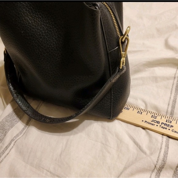 Sondra Roberts Squared Shoulder Bag Hand Bag Black Scale Detail On Strap - Picture 14 of 15